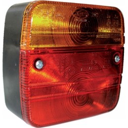 4-function rear lamp 105x95mm for trailer