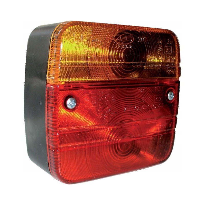 4-function rear lamp 105x95mm for trailer