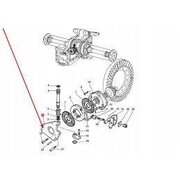 3581316m1 parking brake mechanism mounting