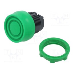 1 pcs x SCHNEIDER ELECTRIC - ZB5AP3S - Switch: push-button, 22mm, Stabl.pos: 1, green, none, IP66, flat