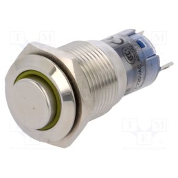 1 pcs x ONPOW - LAS2GQH-11E/Y/12V/S/FP - Switch: vandal resistant, Pos: 2, SPDT, 0.5A/220VAC, 1A/24VDC, IP67