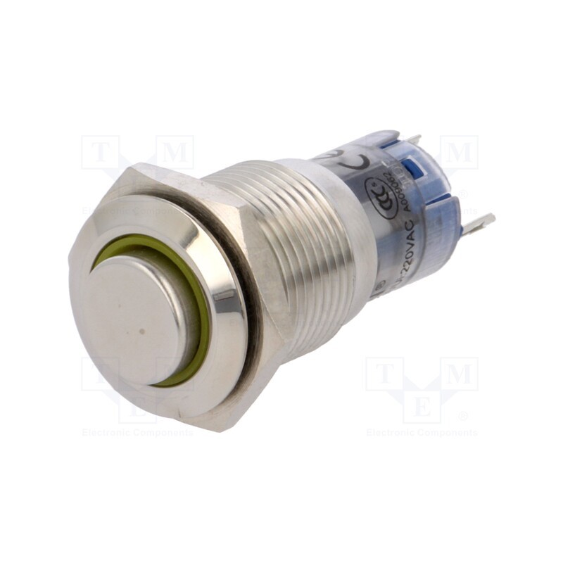 1 pcs x ONPOW - LAS2GQH-11E/Y/12V/S/FP - Switch: vandal resistant, Pos: 2, SPDT, 0.5A/220VAC, 1A/24VDC, IP67