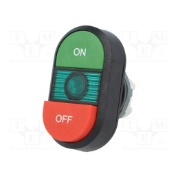 1 pcs x ABB - 1SFA611143R1102 - Switch: double, 22mm, Stabl.pos: 1, green-red, MLB-1, IP66, Pos: 2