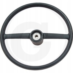 The steering wheel is low with a keyway