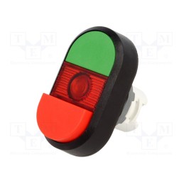 1 pcs x ABB - 1SFA611141R1101 - Switch: double, 22mm, Stabl.pos: 1, green-red, MLB-1, IP66, Pos: 2