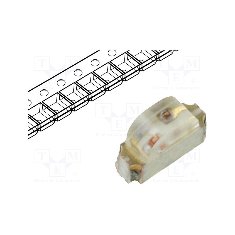 5 pcs x KINGBRIGHT ELECTRONIC - KPBA-3010ESGC - LED, SMD, 1104, red/green, 3x2x1mm, 140°, 2÷2.5/2.2÷2.5V, 20mA