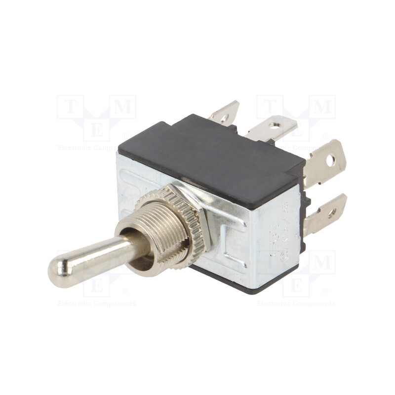1 pcs x SWITCH COMPONENTS - TB1-2D-DC-1 - Switch: toggle, Pos: 2, DPDT, ON-ON, 21A/14VDC, 50mΩ, 12N, TB/TB1