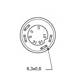 Wiper washer push button switch