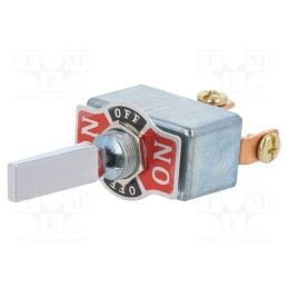 1 pcs x SWITCH COMPONENTS - TD1-1F-DC-3-P - Switch: toggle, Pos: 3, SPDT, ON-OFF-ON, 50A/12VDC, Leads: screw
