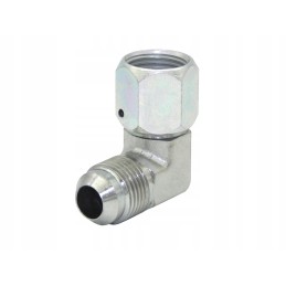 Hydraulic elbow connector with nut UNF 7 8