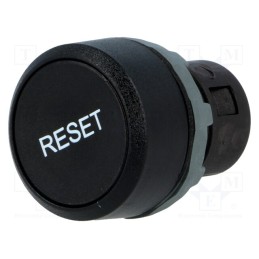 1 pcs x ABB - 1SFA616160R1046 - Switch: push-button, 22mm, Stabl.pos: 1, black, none, IP66, flat