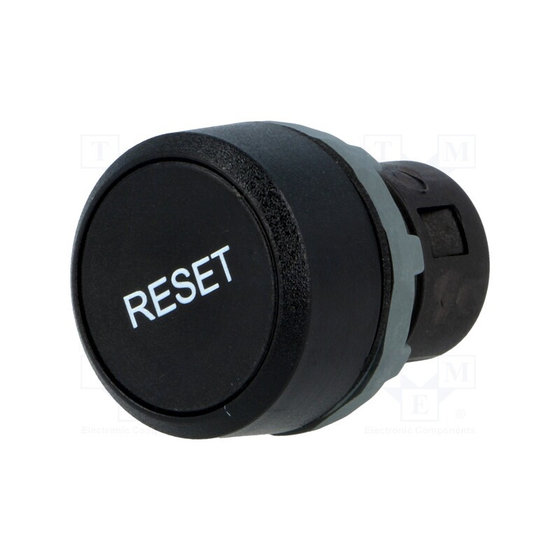 1 pcs x ABB - 1SFA616160R1046 - Switch: push-button, 22mm, Stabl.pos: 1, black, none, IP66, flat