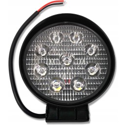 Round LED work lamp reflector 12v 24v 27w
