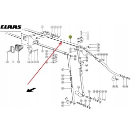 664201 0 concave adjustment tube