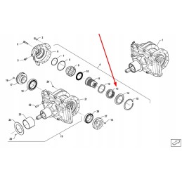 P5m31501161 differential gear spring