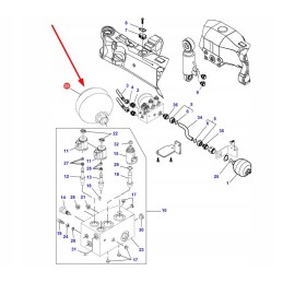 7702660402 agco hydraulic accumulator