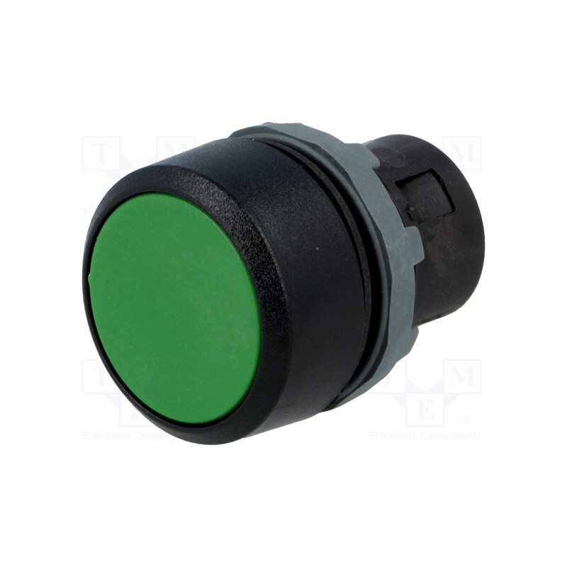1 pcs x ABB - 1SFA616160R1002 - Switch: push-button, 22mm, Stabl.pos: 1, green, none, IP66, flat