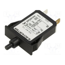 1 pcs x SCHURTER - 4411.0059 - Circuit breaker, 1A, MCB