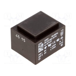 1 pcs x HAHN - BV EI 303 2016 - Transformer: encapsulated, 2.3VA, 230VAC, 9V, 9V, 127mA, 127mA, PCB