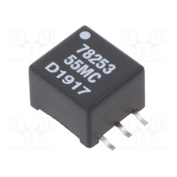 1 pcs x MURATA - 78253/55MC - Transformer: encapsulated, 1VA, 5V, 5V, for inverters, 200mA, SMD
