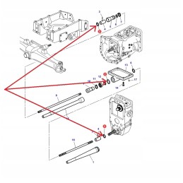 3000440x1 transmission shaft o-ring