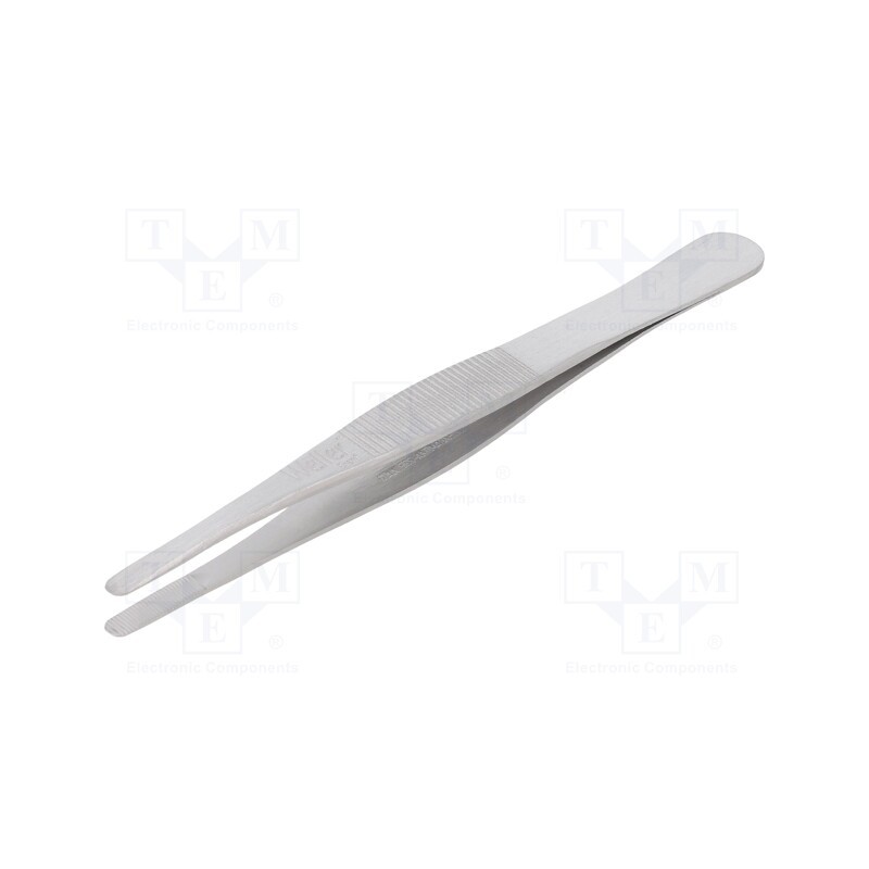 1 pcs x WELLER - 21SA120 - Tweezers, 120mm, for precision works, Blades: wide