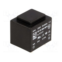 1 pcs x HAHN - BV EI 305 2874 - Transformer: encapsulated, 2.3VA, 230VAC, 24V, 96mA, PCB, BVEI