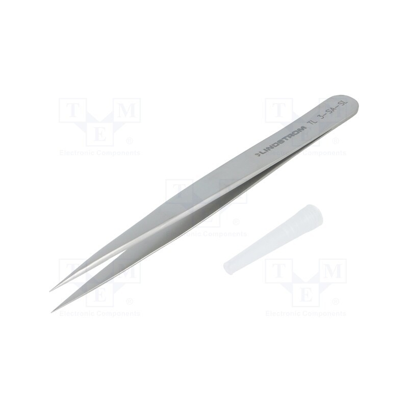1 pcs x LINDSTRu00d6M - TL 3-SA-SL - Tweezers, 120mm, Blades: narrowed, Blade tip shape: sharp