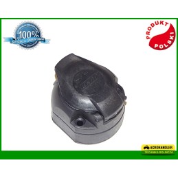 Plastic 7-pin Polish electrical socket