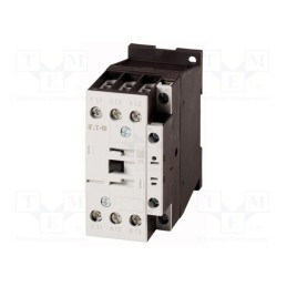 1 pcs x EATON ELECTRIC - DILM38-10(230V50HZ,240V60HZ) - Contactor: 3-pole, NO x3, Auxiliary contacts: NO, 230VAC, 38A, 690V