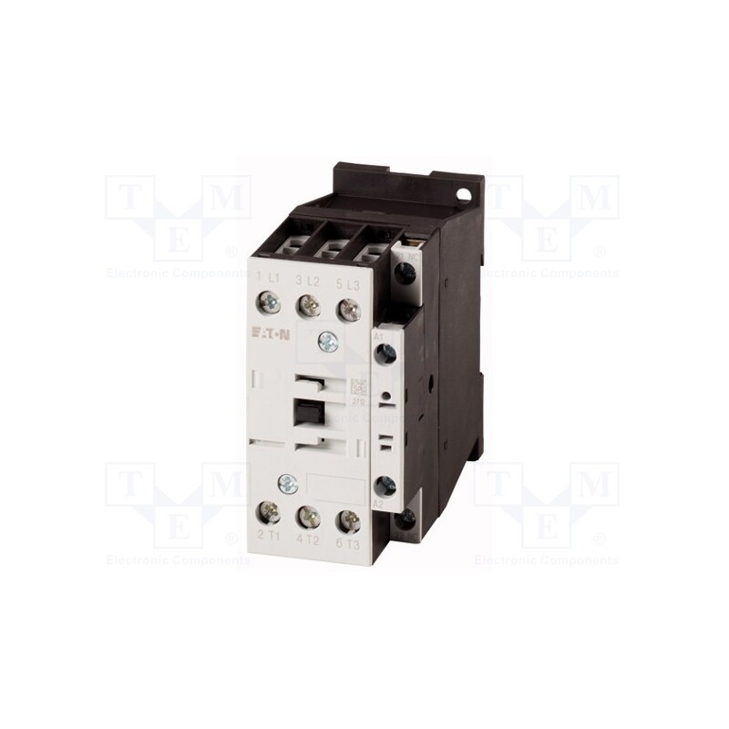 1 pcs x EATON ELECTRIC - DILM38-10(230V50HZ,240V60HZ) - Contactor: 3-pole, NO x3, Auxiliary contacts: NO, 230VAC, 38A, 690V