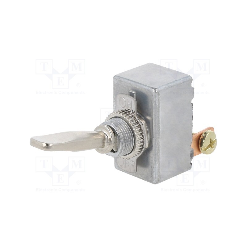 1 pcs x SWITCH COMPONENTS - TD2-1A-DC-3-H - Switch: toggle, Pos: 2, SPST, ON-OFF, 50A/12VDC, Leads: screw, 50mΩ