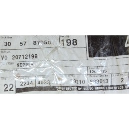 Connector nipple muff Volvo 20712198