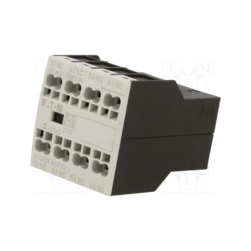 1 pcs x EATON ELECTRIC - DILM32-XHI22-PI - Auxiliary contacts, Leads: push-in terminals, front
