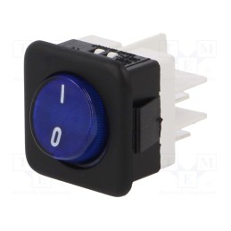 1 pcs x COMELUX - 50I1513 - ROCKER, SPST, Pos: 2, ON-OFF, 16A/250VAC, blue, max.100°C