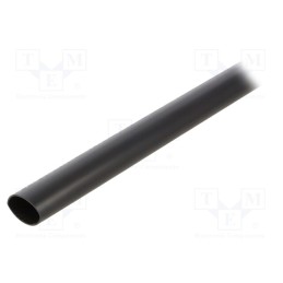 40 pcs x HELLERMANNTYTON - 321-10180 - Heat shrink sleeve, 19mm, black, Diam.after shrinking: 6mm