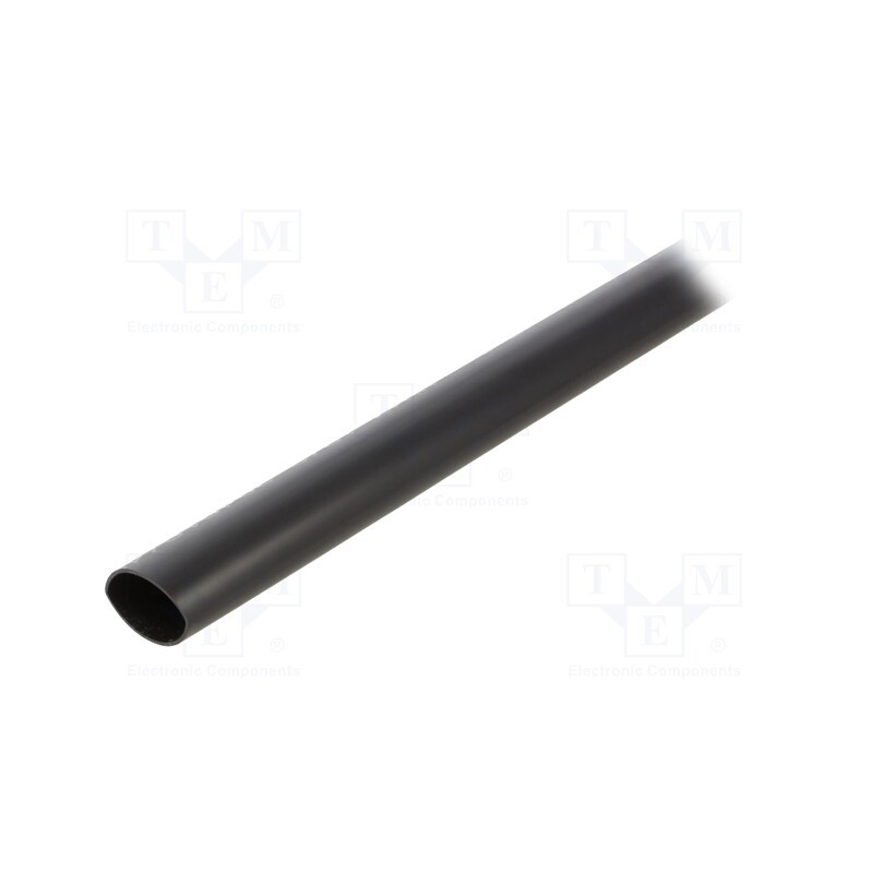 40 pcs x HELLERMANNTYTON - 321-10180 - Heat shrink sleeve, 19mm, black, Diam.after shrinking: 6mm