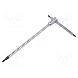 1 pcs x BETA - 951/2 - Wrench, hex key, HEX 2mm, Overall len: 125mm, Kind of handle: T