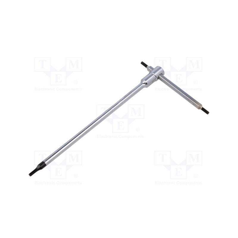 1 pcs x BETA - 951/2 - Wrench, hex key, HEX 2mm, Overall len: 125mm, Kind of handle: T
