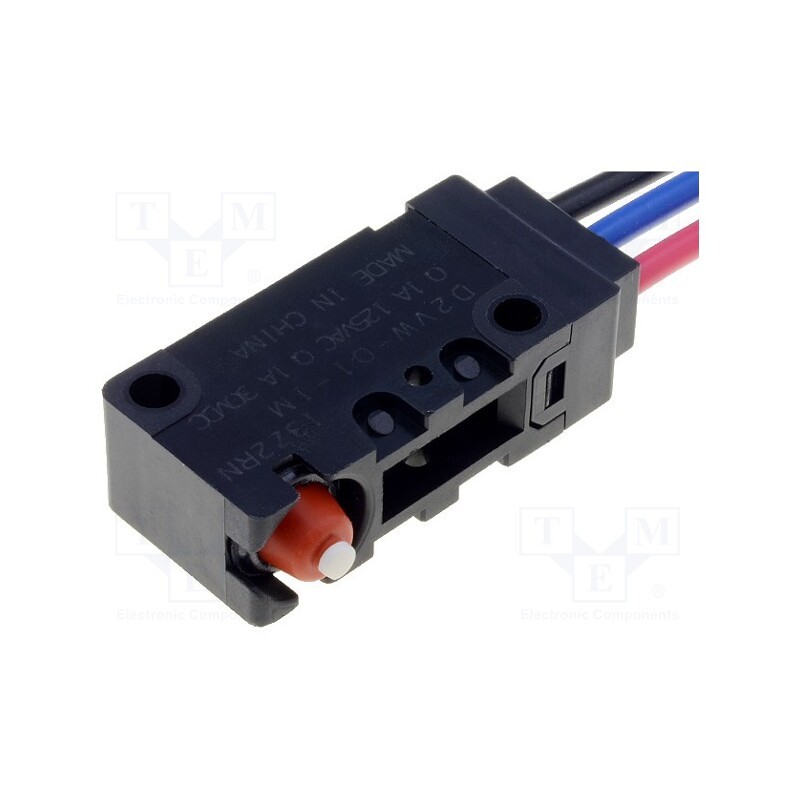 1 pcs x OMRON OCB - D2VW-01-1M(D) - Microswitch SNAP ACTION, 0.1A/125VAC, 0.1A/30VDC, without lever