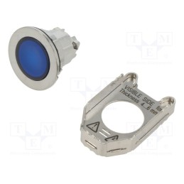 1 pcs x SCHNEIDER ELECTRIC - ZB4FW363 - Switch: push-button, 30mm, Stabl.pos: 1, blue, ZBVB,ZBVG,ZBVJ,ZBVM