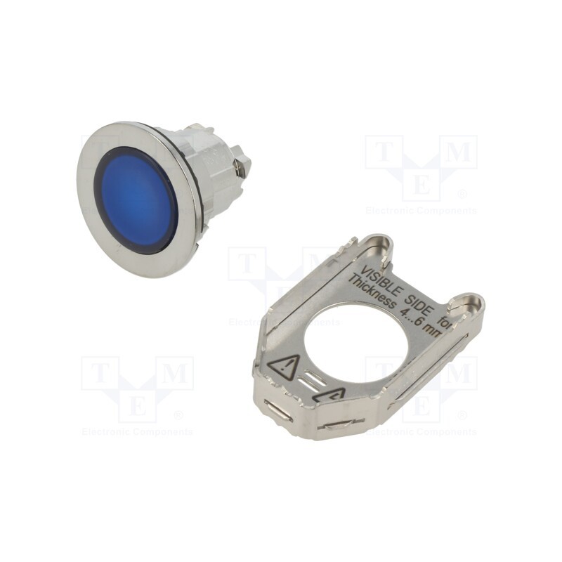 1 pcs x SCHNEIDER ELECTRIC - ZB4FW363 - Switch: push-button, 30mm, Stabl.pos: 1, blue, ZBVB,ZBVG,ZBVJ,ZBVM