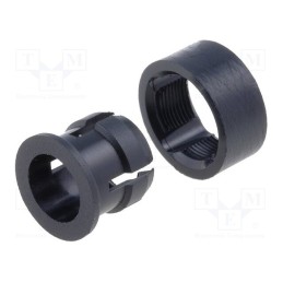 10 pcs x KINGBRIGHT ELECTRONIC - RTC-52 HÜLSE&RING - LED holder, 5mm, two-piece