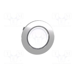 1 pcs x SCHNEIDER ELECTRIC - ZB4FW313 - Switch: push-button, 30mm, Stabl.pos: 1, white, IP66, witout symbol