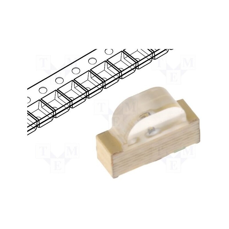 5 pcs x KINGBRIGHT ELECTRONIC - KPA-3010QBC-D - LED, SMD, 1104, blue, 36÷90mcd, 3x2x1mm, 120°, 3.3÷4V, 20mA, λd: 465nm