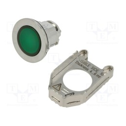 1 pcs x SCHNEIDER ELECTRIC - ZB4FW333 - Switch: push-button, 30mm, Stabl.pos: 1, green, IP66, witout symbol