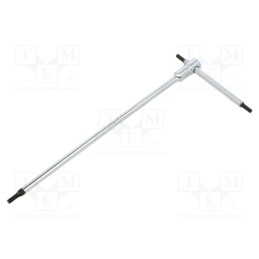 1 pcs x BETA - 951/2.5 - Wrench, hex key, HEX 2,5mm, Overall len: 150mm, Kind of handle: T