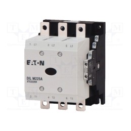 1 pcs x EATON ELECTRIC - DILM225A/22(RAC240) - Contactor: 3-pole, NO x3, 230VAC, screw terminals