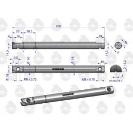 Decompressor shaft C 330 original Ursus