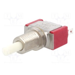 1 pcs x C&K - 8161SHZQE2 - Switch: push-button, Pos: 2, SPDT, 6A/120VAC, 5A/28VDC, ON-ON, THT